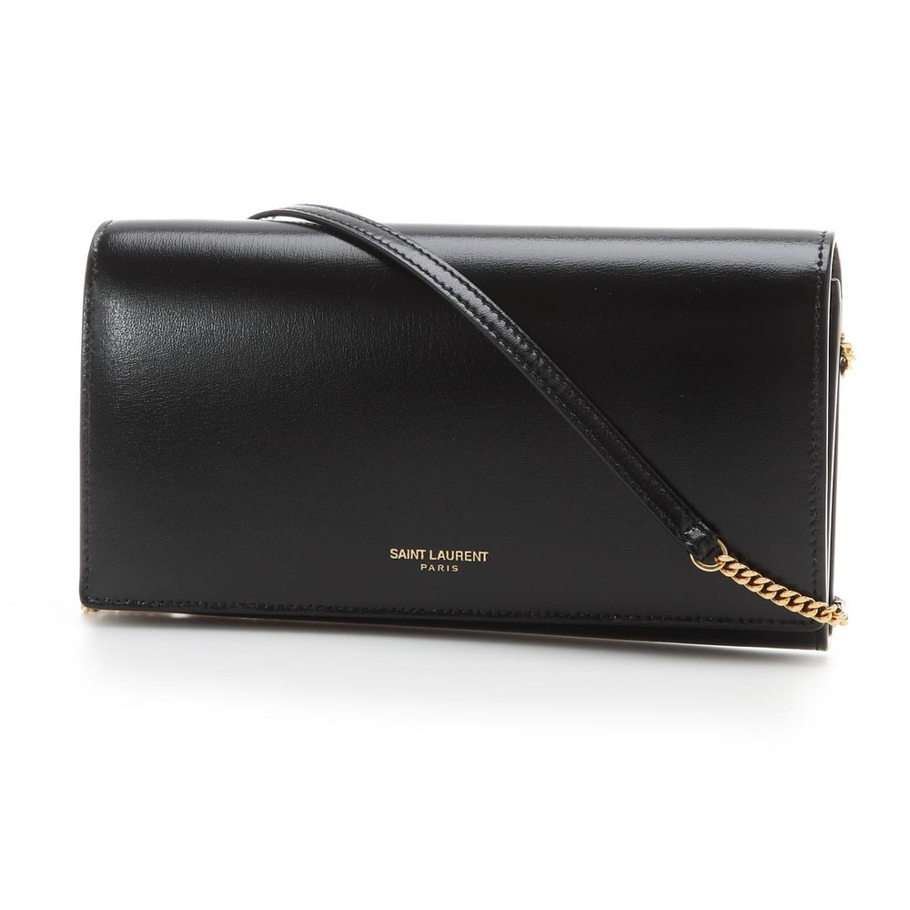 Saint Laurent Wallet on Chain Black